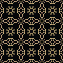 Abstract geometric gold deco art ornament pattern background