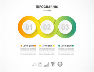 Infographic design template can be used for workflow layout, dia
