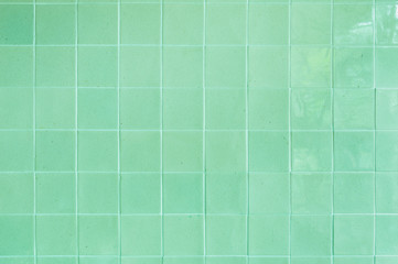 background and texture of stretch marks cracked on green glazed