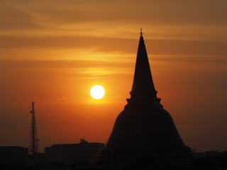 Obraz premium Phrapathom Chedi