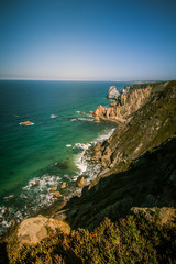 Fototapeta na wymiar A beautiful landscape on Cabo da Roca in Portugal