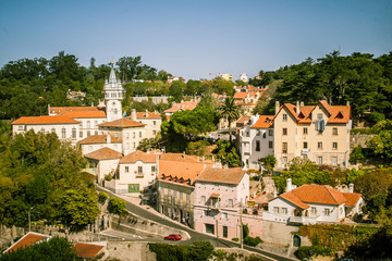 Fototapeta na wymiar A beautiful city panorama in Portugal