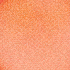 Fototapeta premium Hand drawn vector orange doodle pattern.
