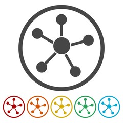 Network Icon Vector, Vector concept network icon 