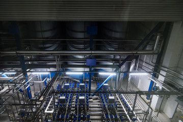 Fototapeta premium Big filtering system at brewery