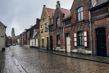 Street in Bruges, Belgium