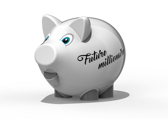 Piggy Bank / 3D render image of a piggy bank 