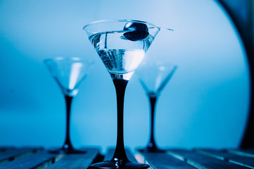 colourful cocktail with splashes