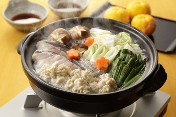 たち鍋　Soft roe hot pot