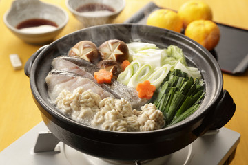 たち鍋　Soft roe hot pot