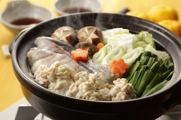 たち鍋　Soft roe hot pot