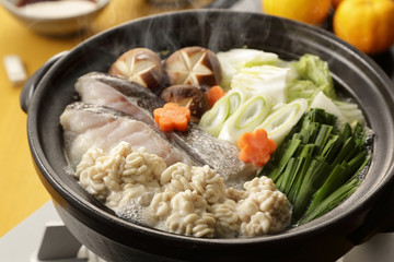 たち鍋　Soft roe hot pot