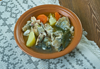 Fish soup with whitefish