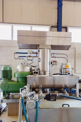 Interior plant with equipment for the production and extraction