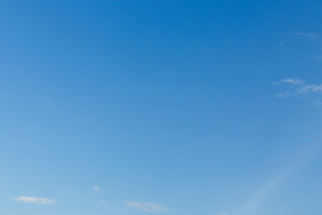 clear blue sky