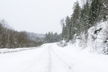 winter road