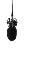 Studio Microphone isolated on a white background