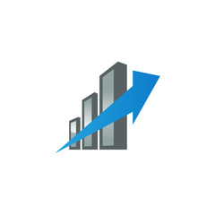 Fototapeta premium Business Finance Network Logo Vector Design Element