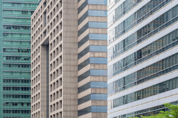 Obraz premium Apartment building / Exterior view of apartment building.