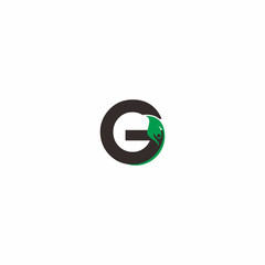 Letter G People Leaf Logo