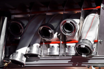 Heavy duty firefighter hoses