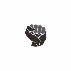 hand grip political logo