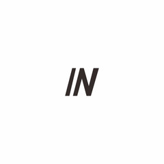 Letter IN Logo
