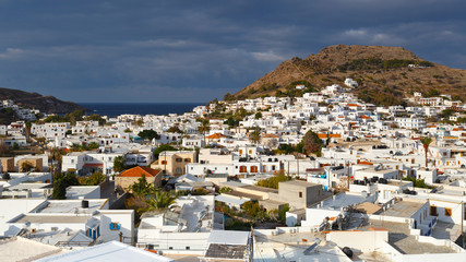 Fototapeta na wymiar Patmos island in Dodecanse archipelago in eastern Aegean.