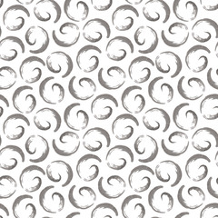 Vector seamless pattern. Abstract background with brush strokes.