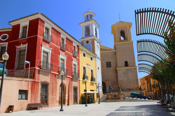 Centro pintoresco de Mula, Murcia