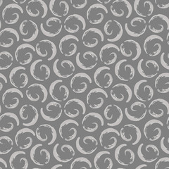 Vector seamless pattern. Abstract background with brush strokes.