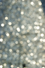 Background of silver lights