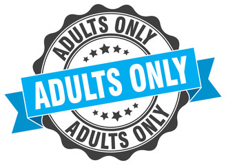 adults only stamp. sign. seal