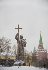 Monument to Holy Prince Vladimir the Great near the Kremlin