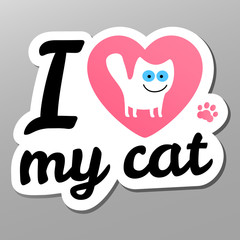 i love may cat