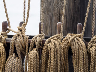 Fototapeta na wymiar Boat Rope