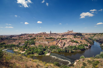Fototapeta na wymiar Toledo cityscape, Castilla la Mancha, Spain.