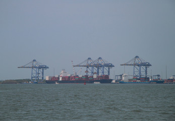 sea port of Kochi, India - 131740327