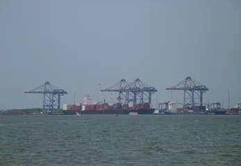 Cercles muraux Porte sea port of Kochi, India
