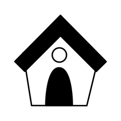 dog house isolated icon vector illustration design