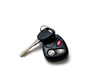 remote car key isolated on white background