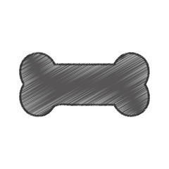 bone toy mascot isolated icon vector illustration design