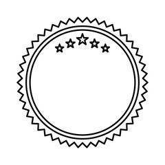 elegant circular frame icon vector illustration design