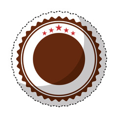 elegant circular frame icon vector illustration design