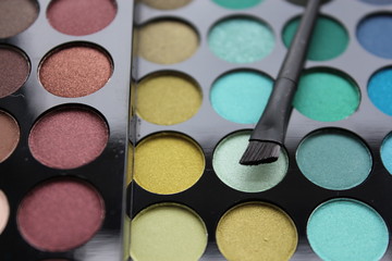 pallete of make up