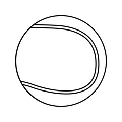 tennis ball isolated icon vector illustration design