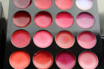 pallete of make up