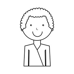 karateka avatar character icon vector illustration design