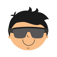 athlete avatar character icon vector illustration design