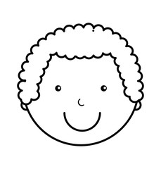 young man avatar character vector illustration design